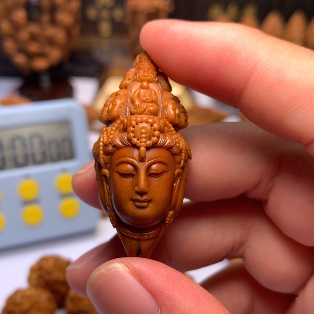 【闪购商品】其他橄榄核八**星云龙核雕