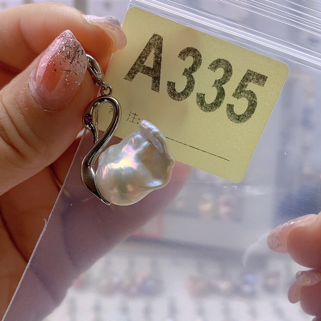 淡水珍珠颈饰银S925镶嵌