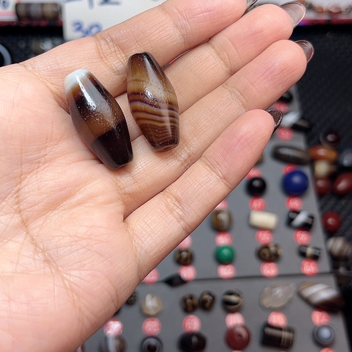 未镶嵌玛瑙/玉髓珠宝半成品玩*阁