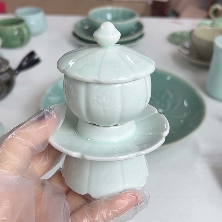 小米茶器龙泉青瓷