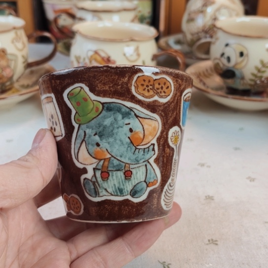 【闪购商品】摆件?****?壹夫手绘高温釉下彩