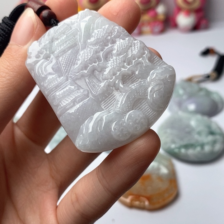 翡翠未镶嵌颈饰翡翠