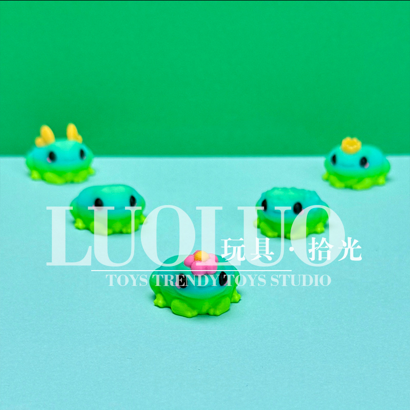 潮玩3D手办玩具挂件摆件/热卖爆款萌趣可爱青蛙形态益智玩具摆件