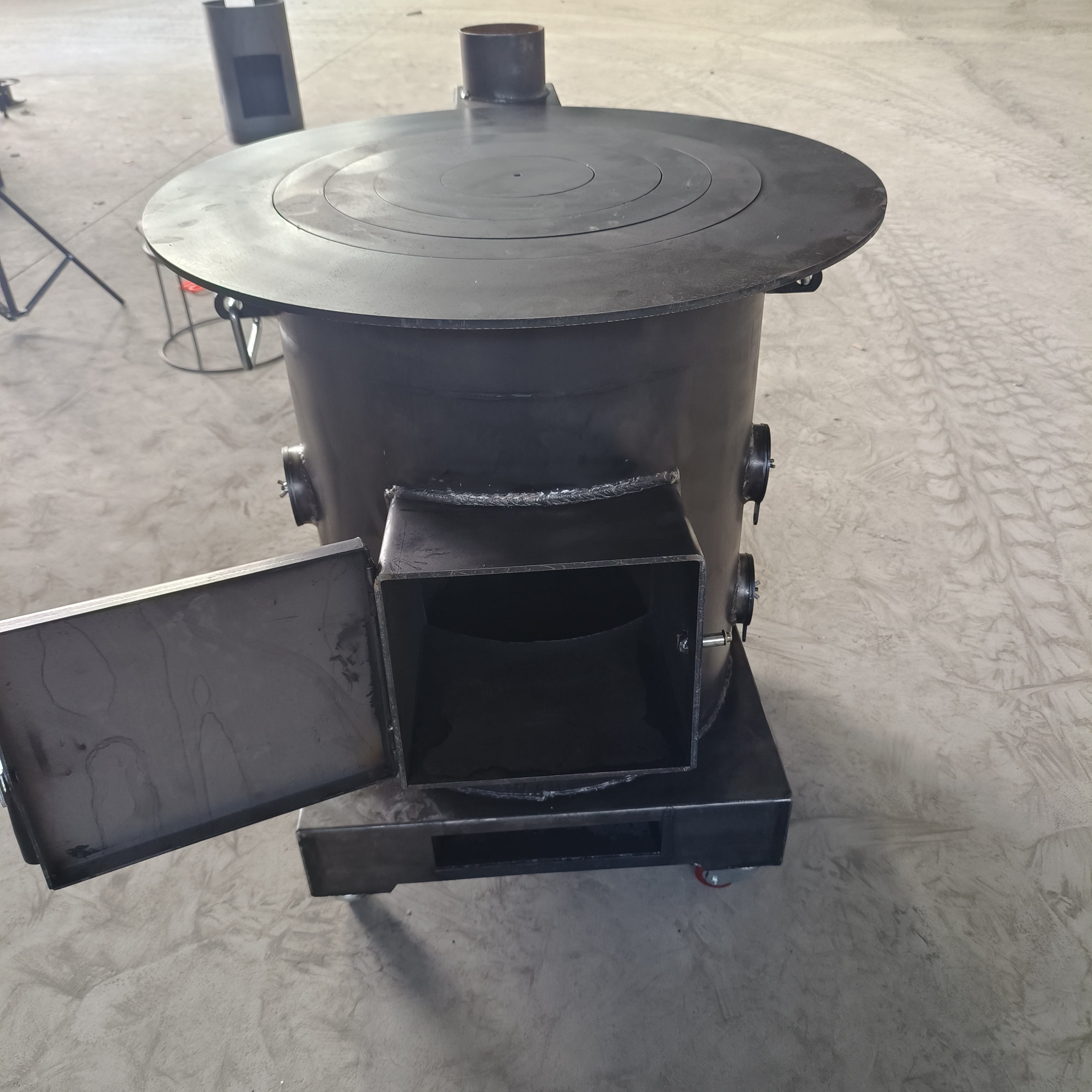 特大号380内胆70台面烧柴烧煤农村取暖做饭家用无烟气化炉