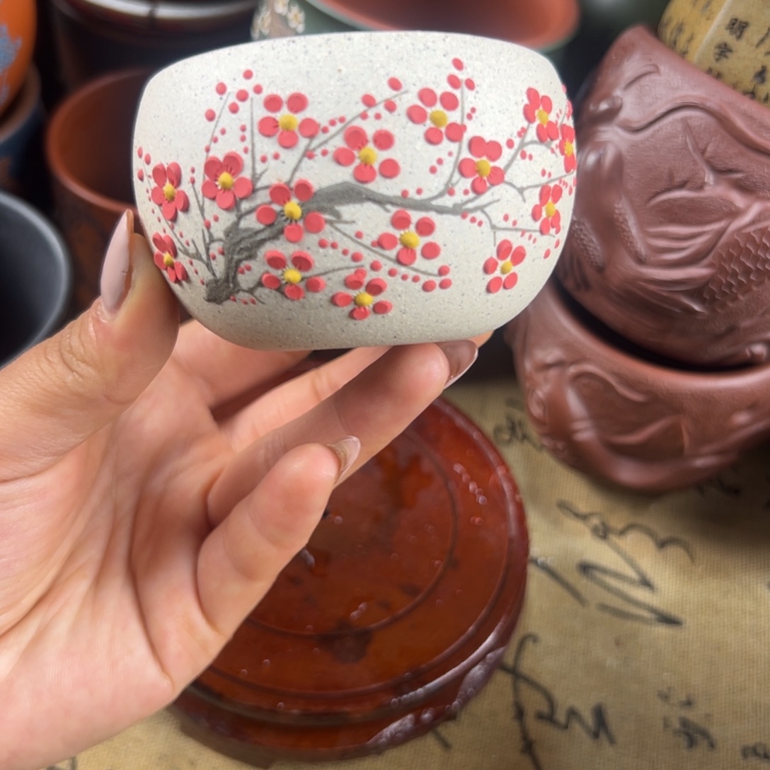 紫砂茶杯紫砂紫砂