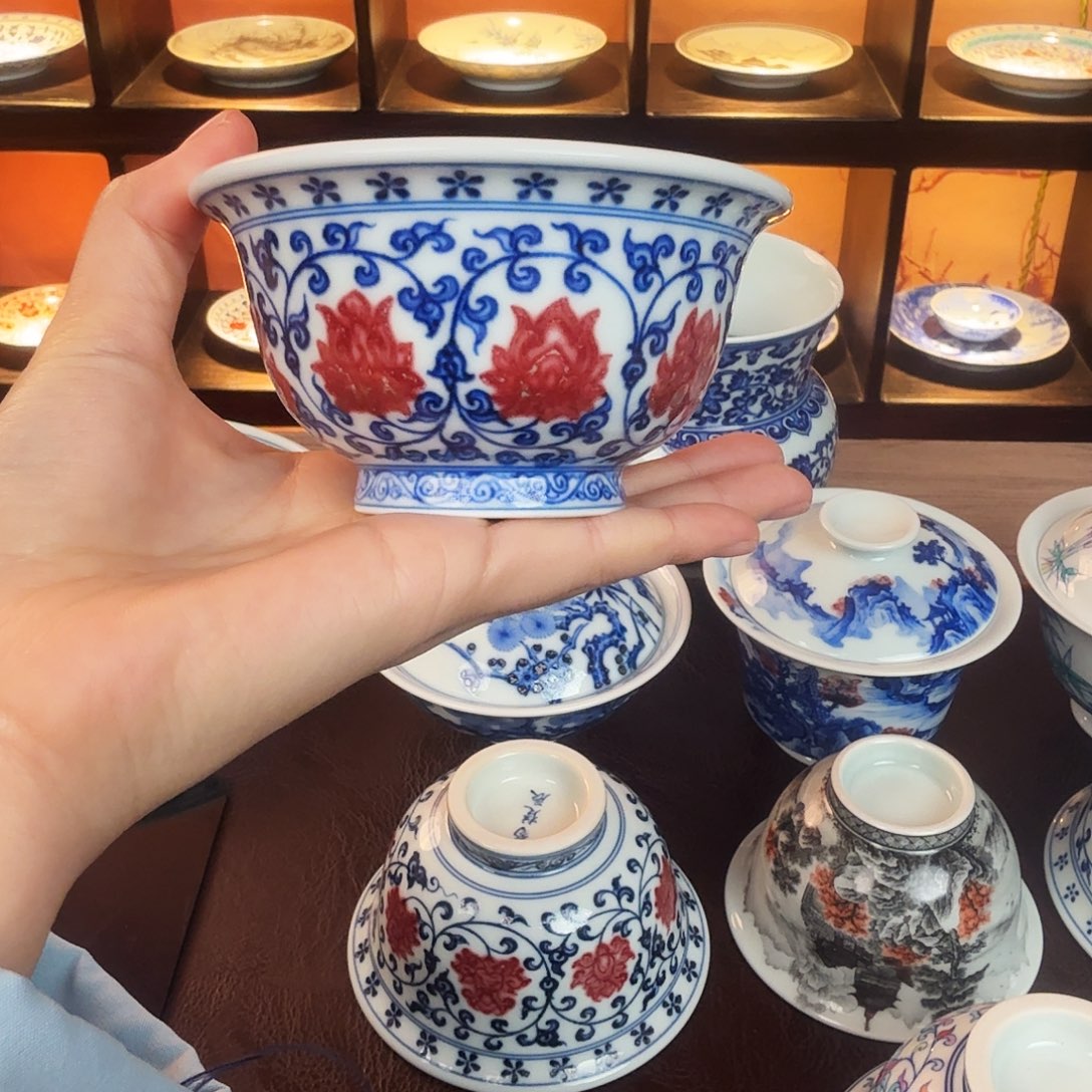 景德镇陶瓷手绘作品