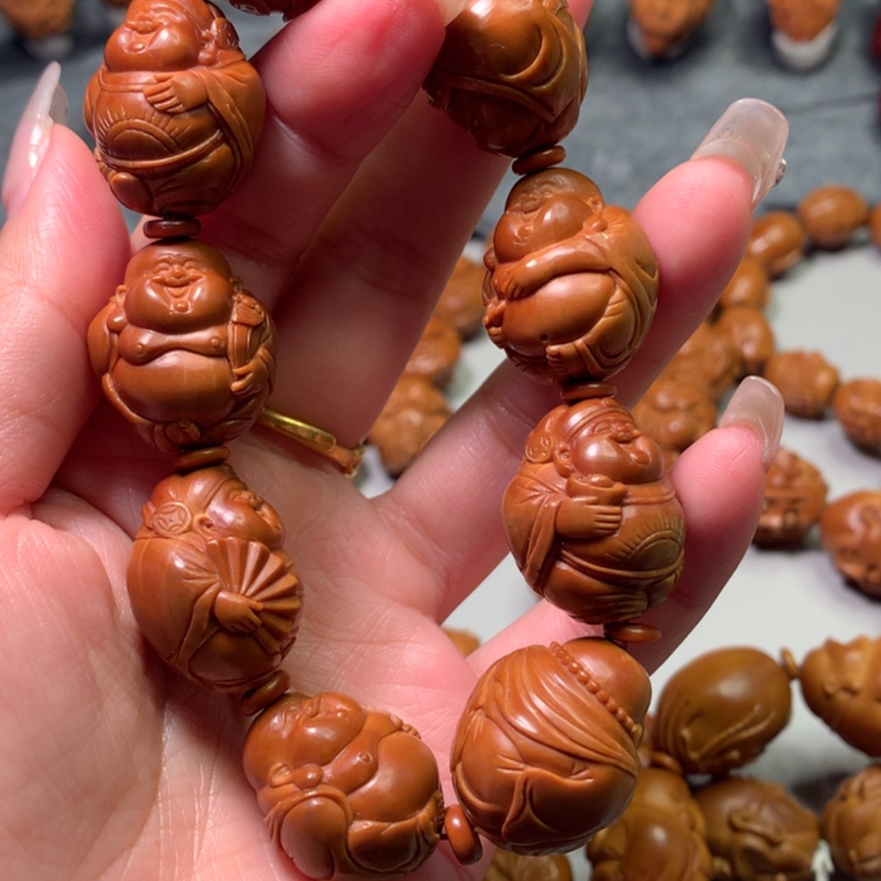 【闪购商品】橄榄核手串/手链越**好财迷手串