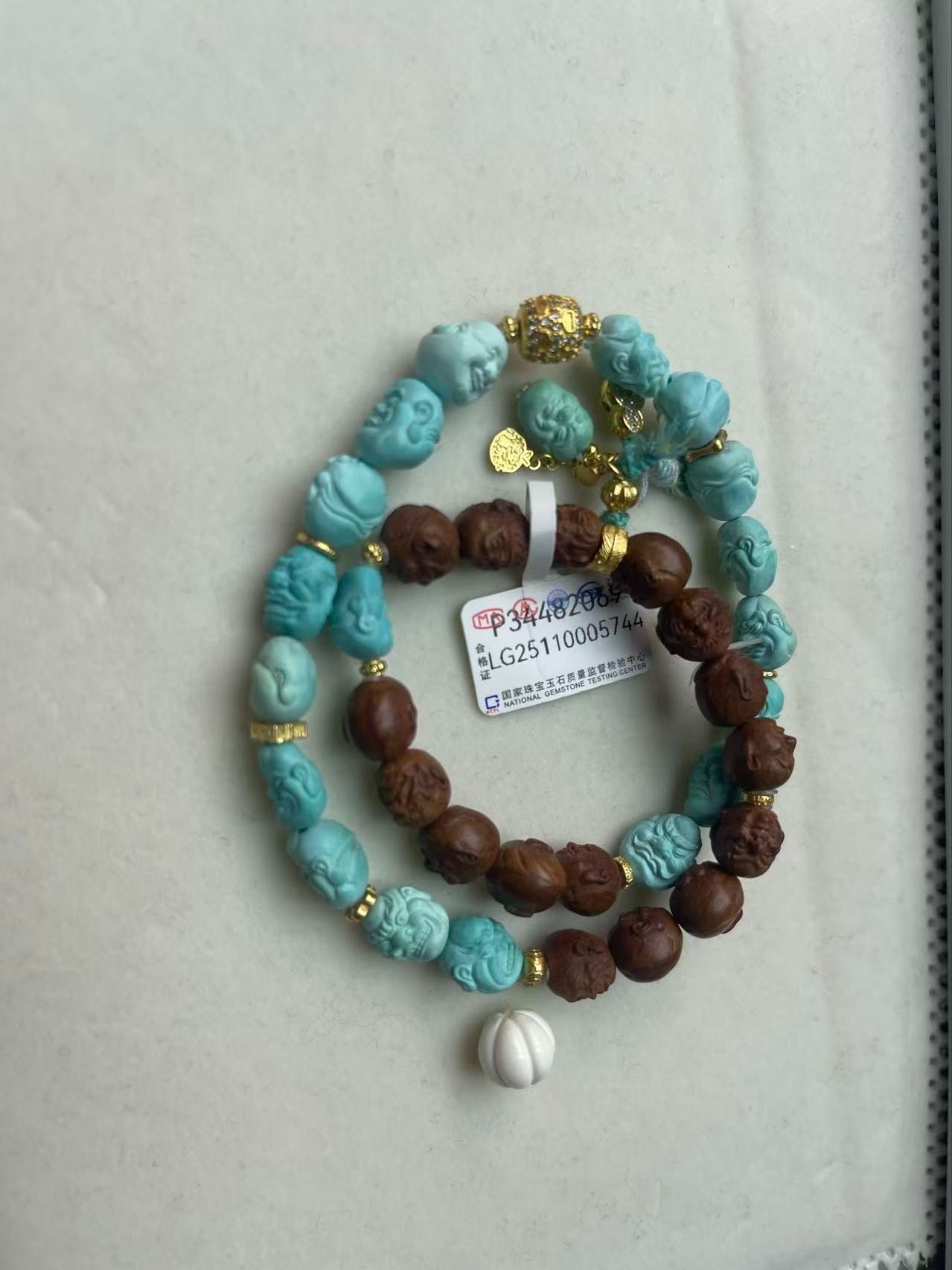 雅致家猛犸牙牙原创单圈雕刻换木头（多样性发其一）牙牙