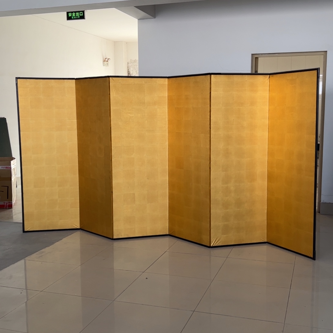 绘画屏风框画茶空间设计