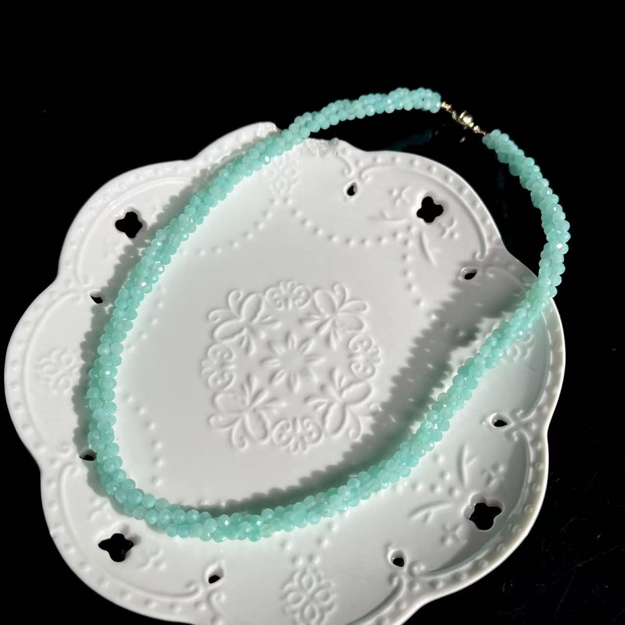 【大鱼甄选】天河石麻花项链女款RY8多样性发其一女士百搭