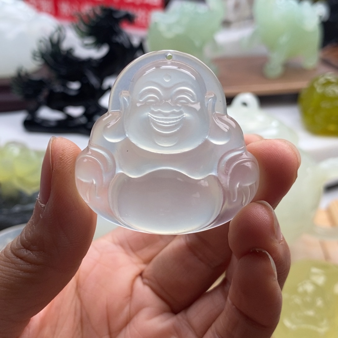 岫玉未镶嵌四大名玉挂件