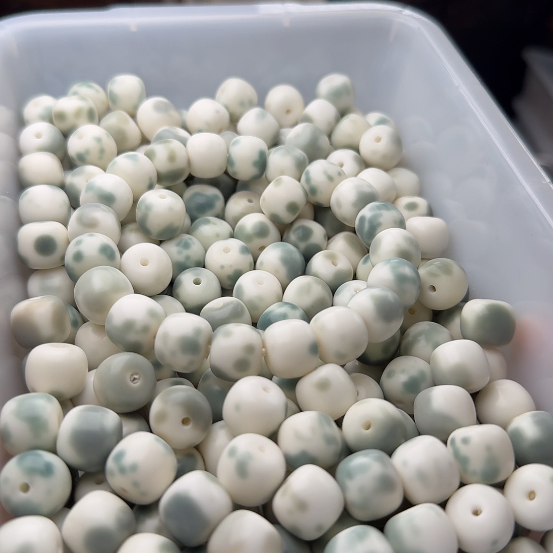 吊坠菩提根/象牙果50 颗斑点狗 13 干磨桶