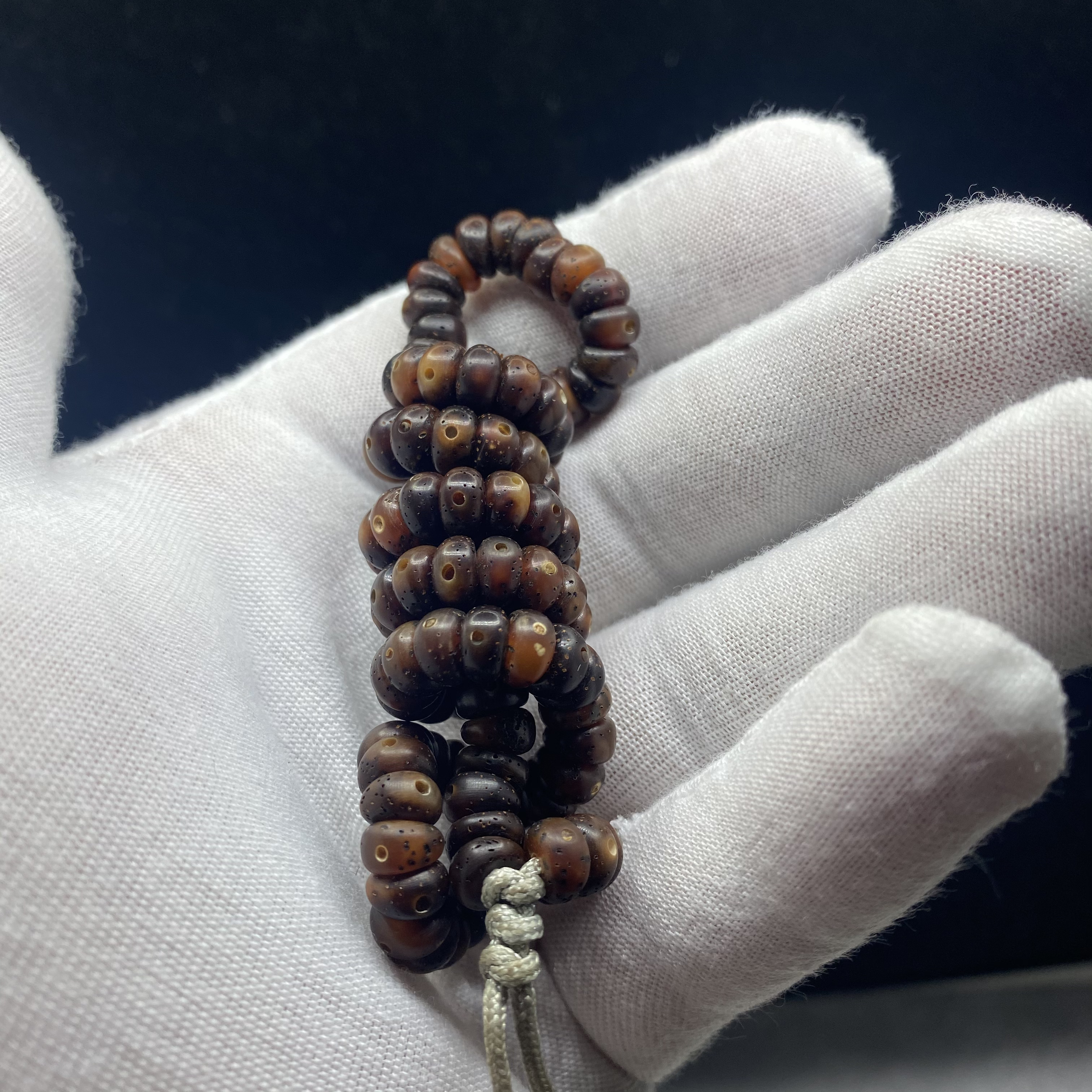 【孤品】星月菩提7尺寸精工蒜瓣大肠