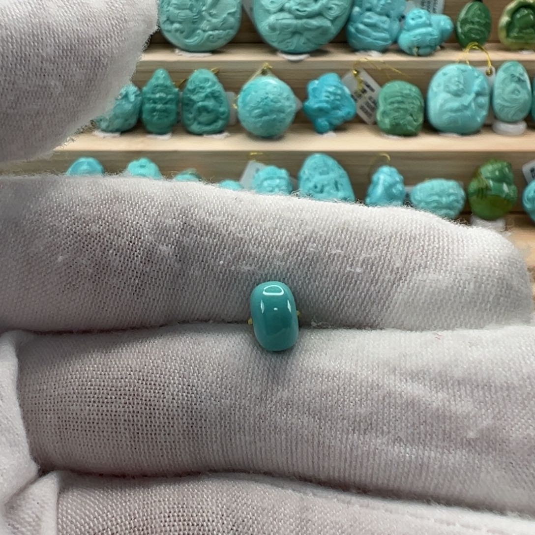 未镶嵌绿松石鼓珠7.7mm