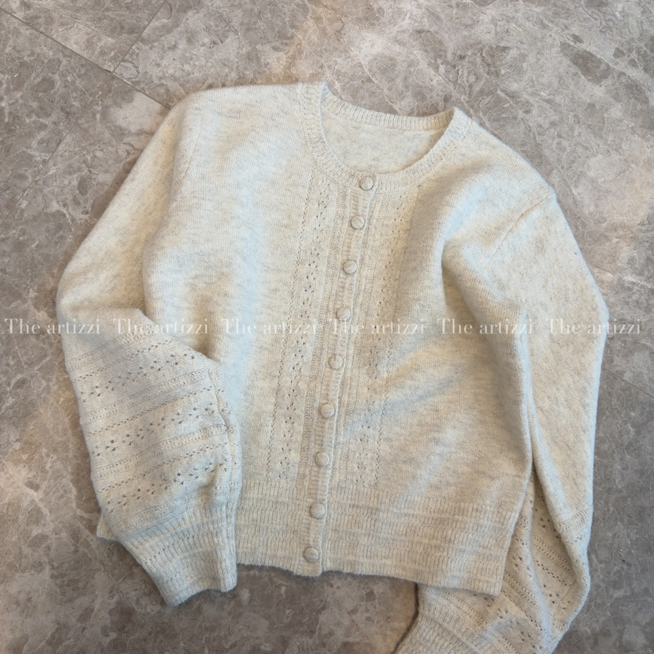 The Artizzi《云柔雪花》秋冬百搭针织衫上衣百搭