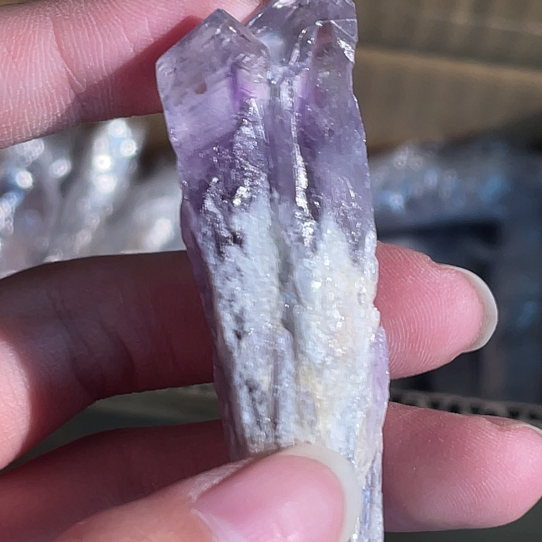 未镶嵌水晶手链紫水晶 91号