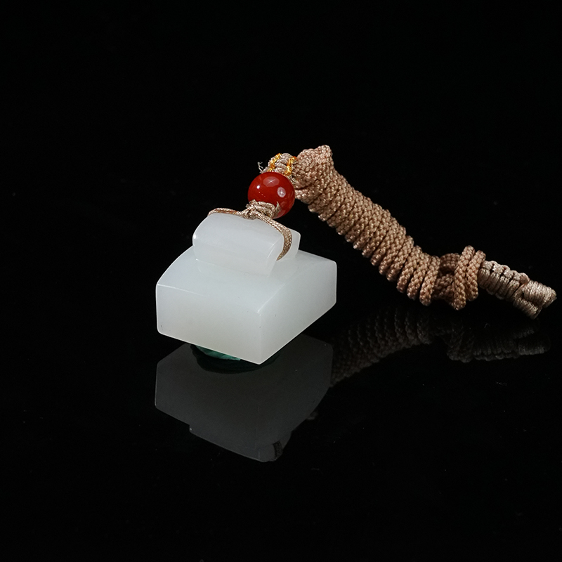 lot43 和田玉印章吊坠/DW51127-201220 保利山东