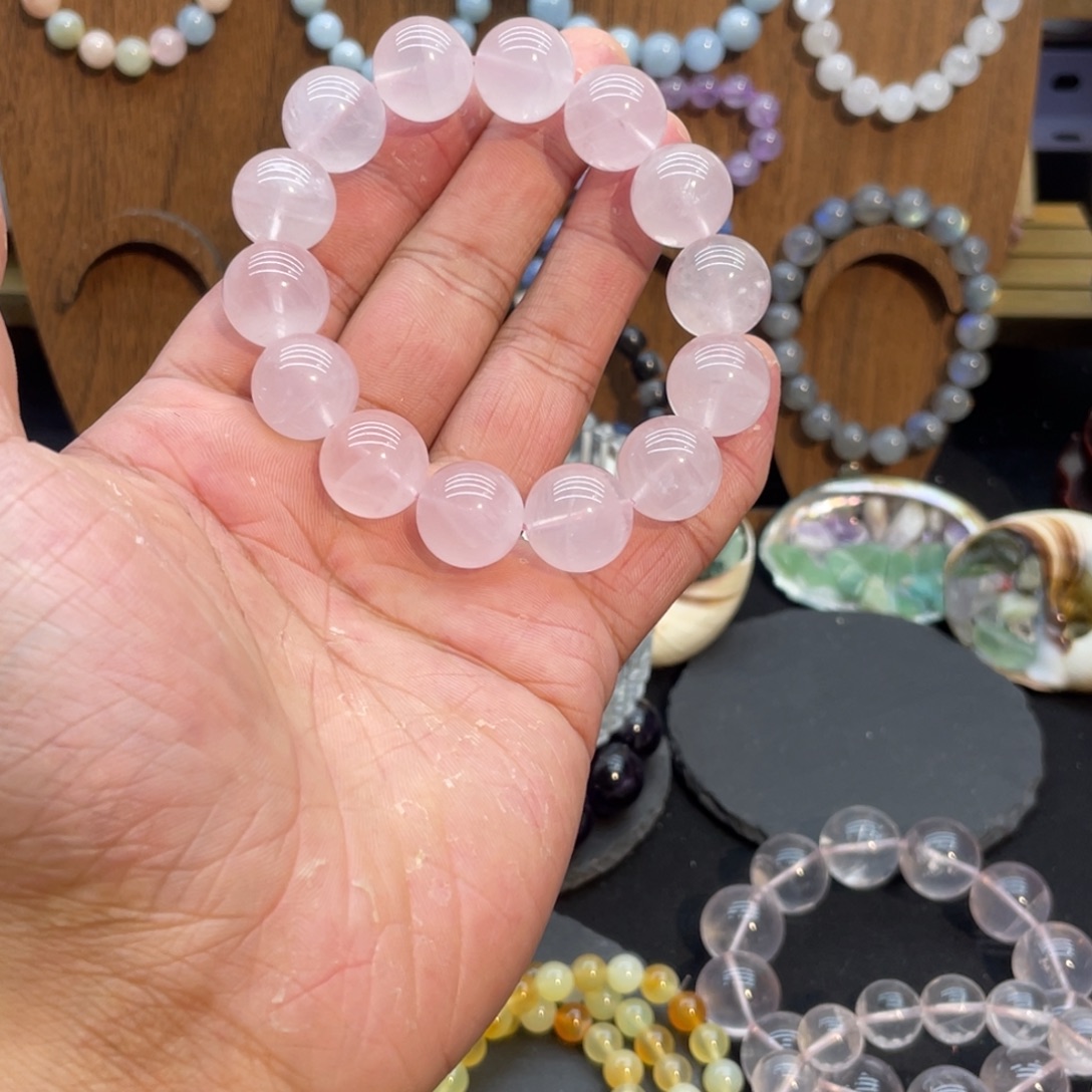 未镶嵌手链水晶粉水