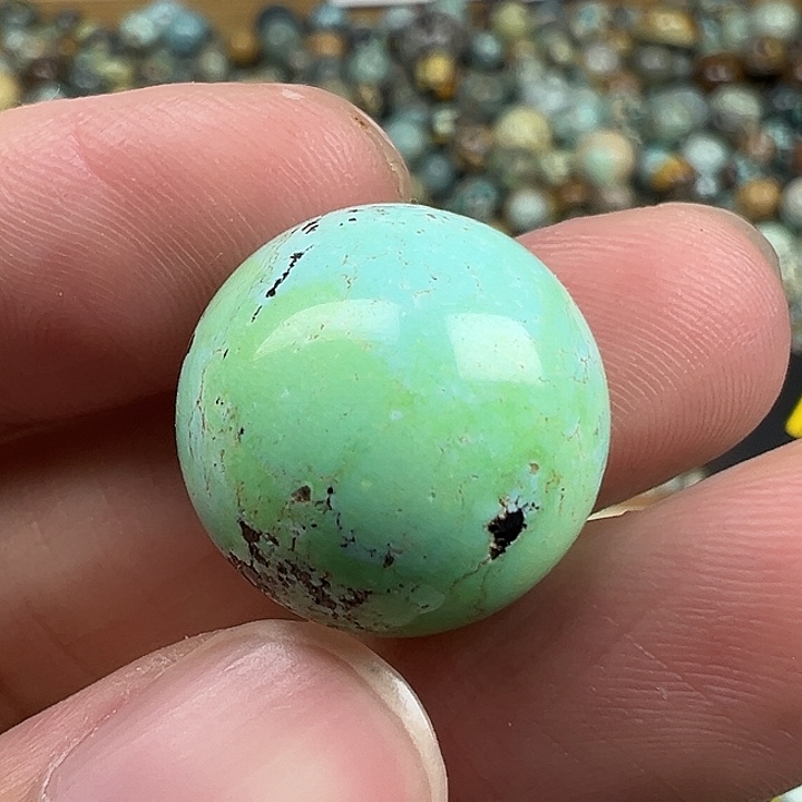 绿松石未镶嵌配饰卡17.5