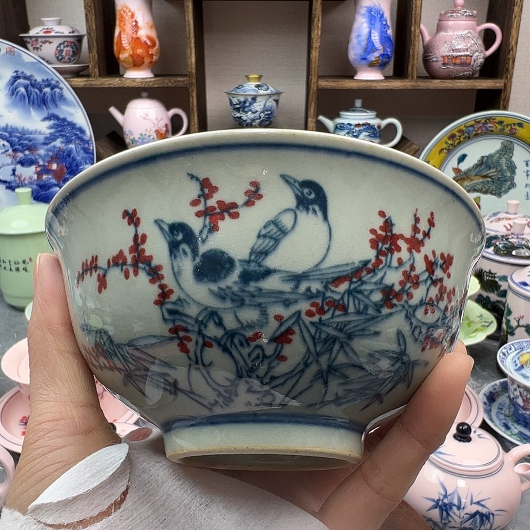 陶摆件景德镇陶瓷567老厂瓷67