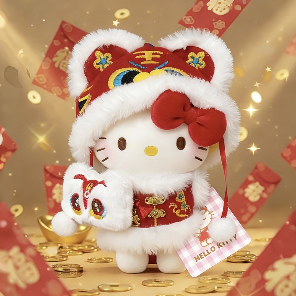 正版hellokitty小虎头kt三丽鸥包包挂件惊喜书包送人生日礼物女