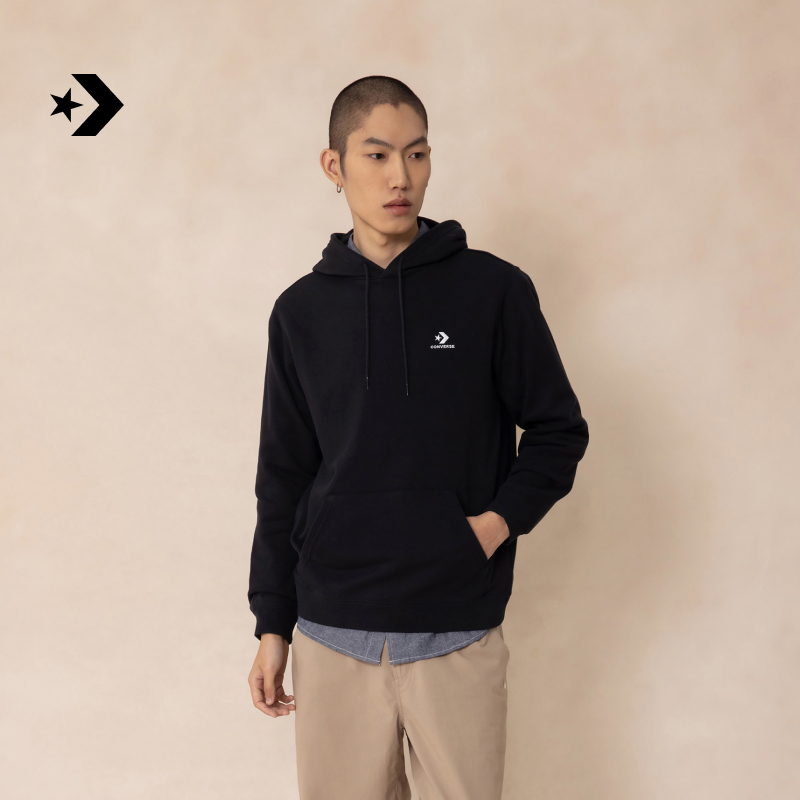 匡威男休闲复古星箭标连帽卫衣CONVERSE MCH700