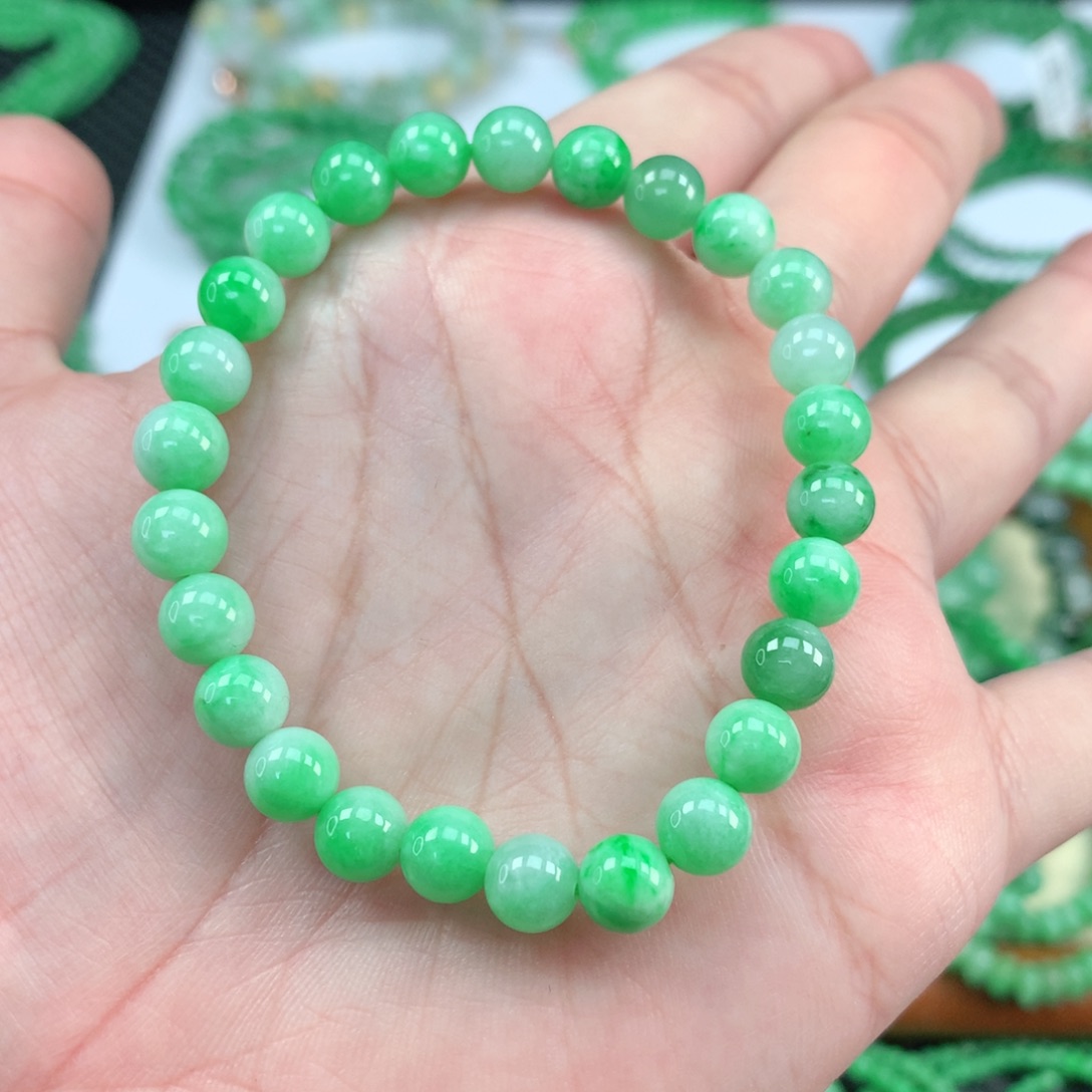 翡翠手链未镶嵌翡翠