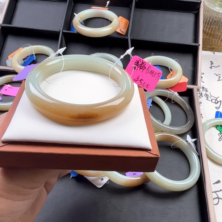 未镶嵌手镯和田玉玲珑美镯58