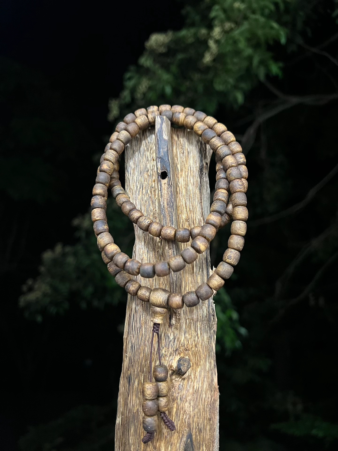 奇楠沉香古珠多圈0.7多样性发一条