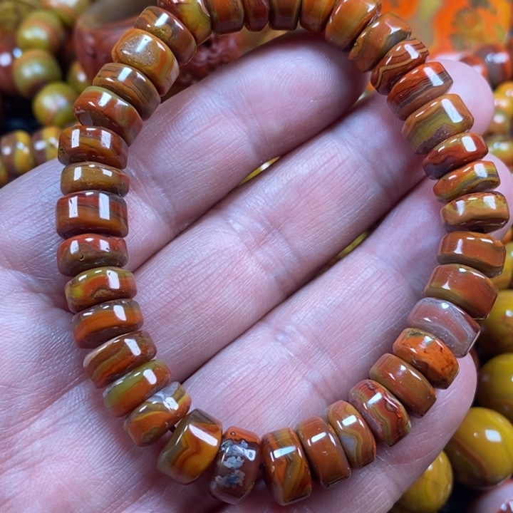 玛瑙/玉髓手链未镶嵌9***烤