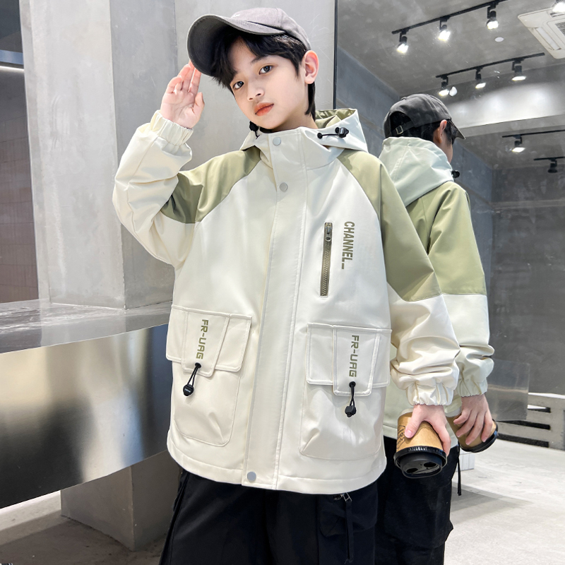 男童春季外套新款春秋款中大儿童帅气男孩炸街潮【MD】AF067