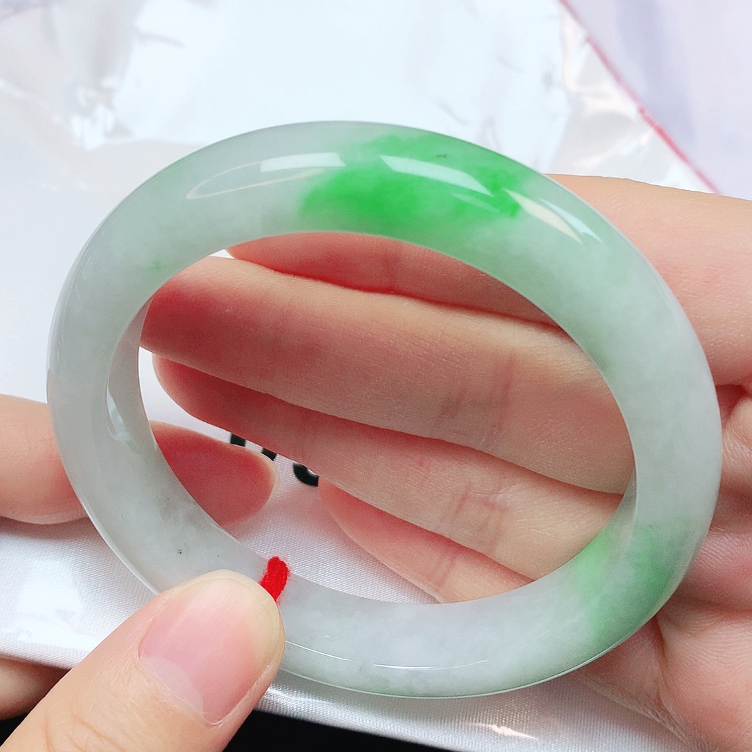 未镶嵌手镯翡翠抖音091