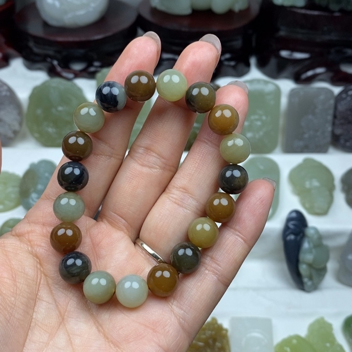 和田玉未镶嵌颈饰105