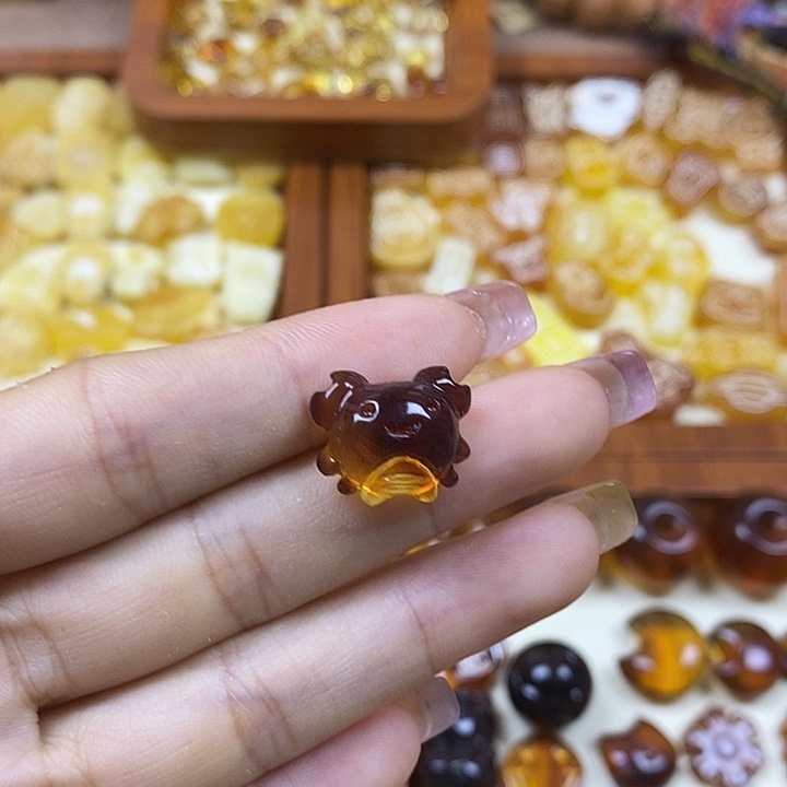 吊坠橄榄核小螃蟹157