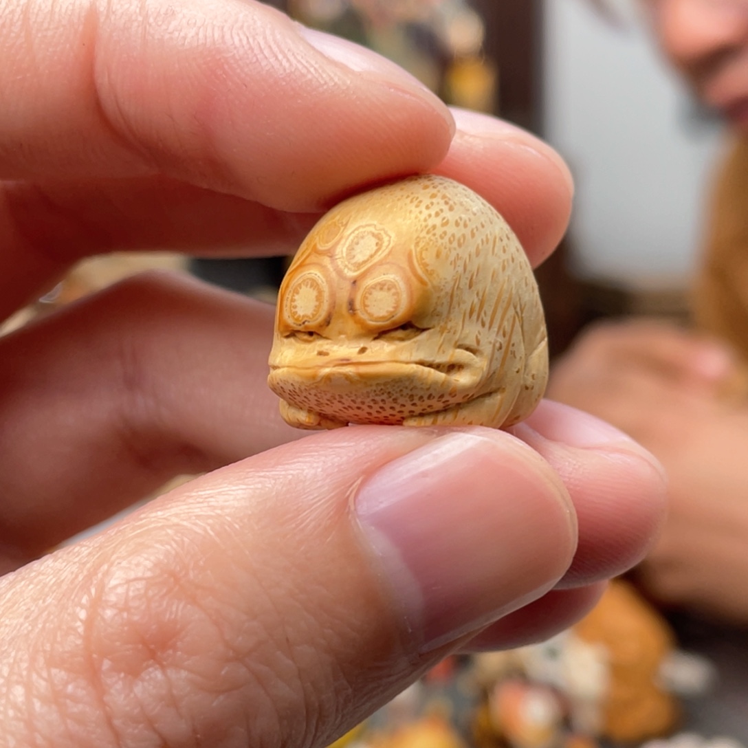 木方颜竹木艺术把件