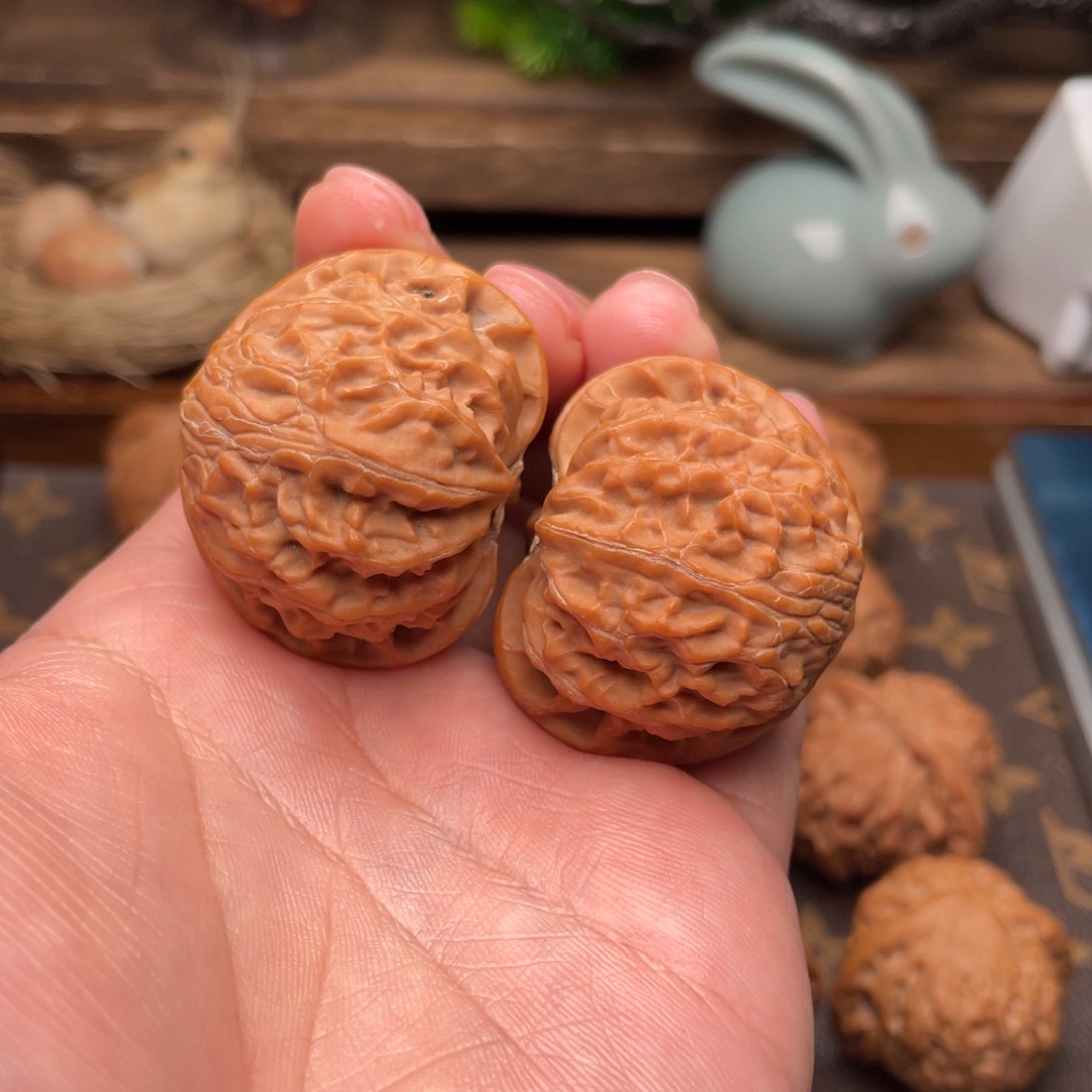 文玩核桃把件G10号39宫灯