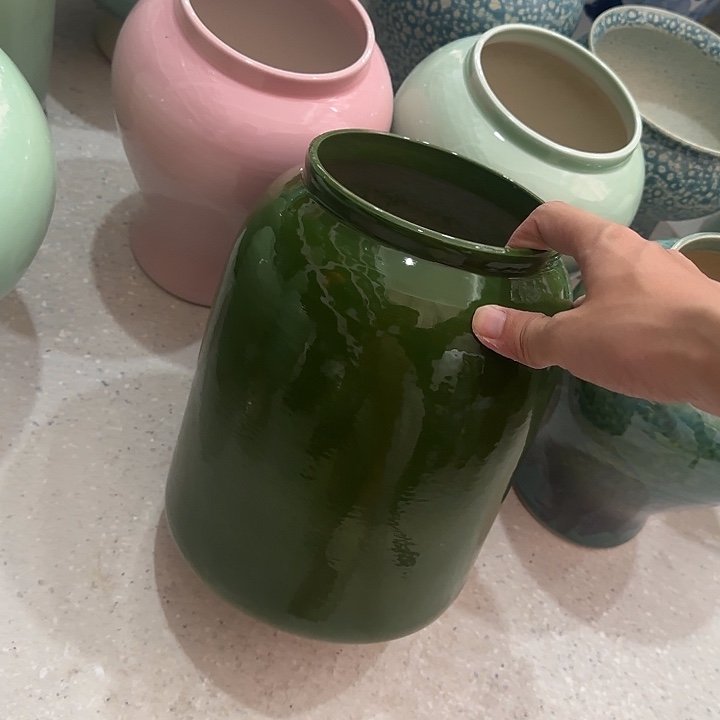 白泥花盆微瑕无孔