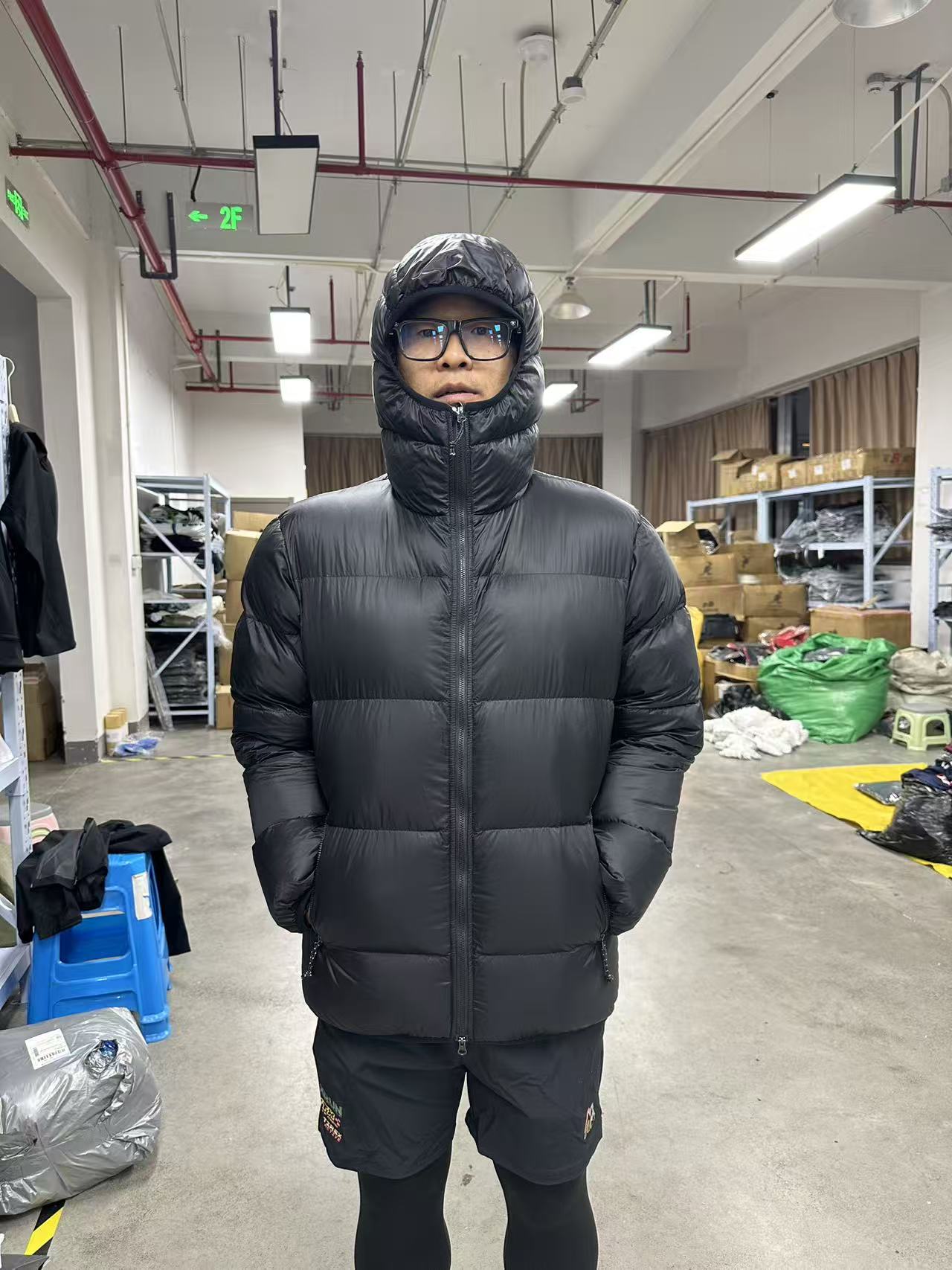 男女款户外保暖连帽鹅绒服K62