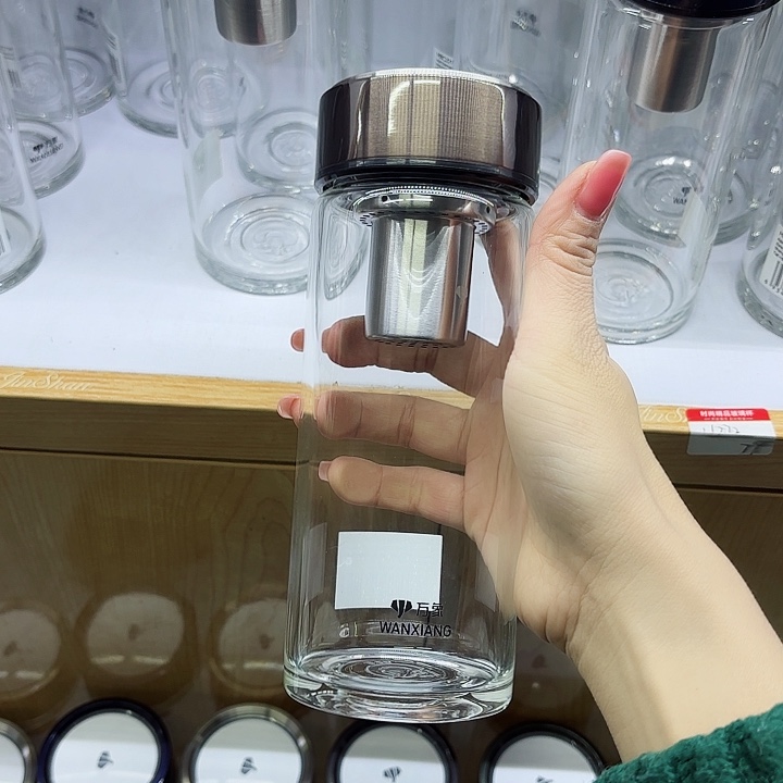万象品牌单层玻璃杯胡桃U265