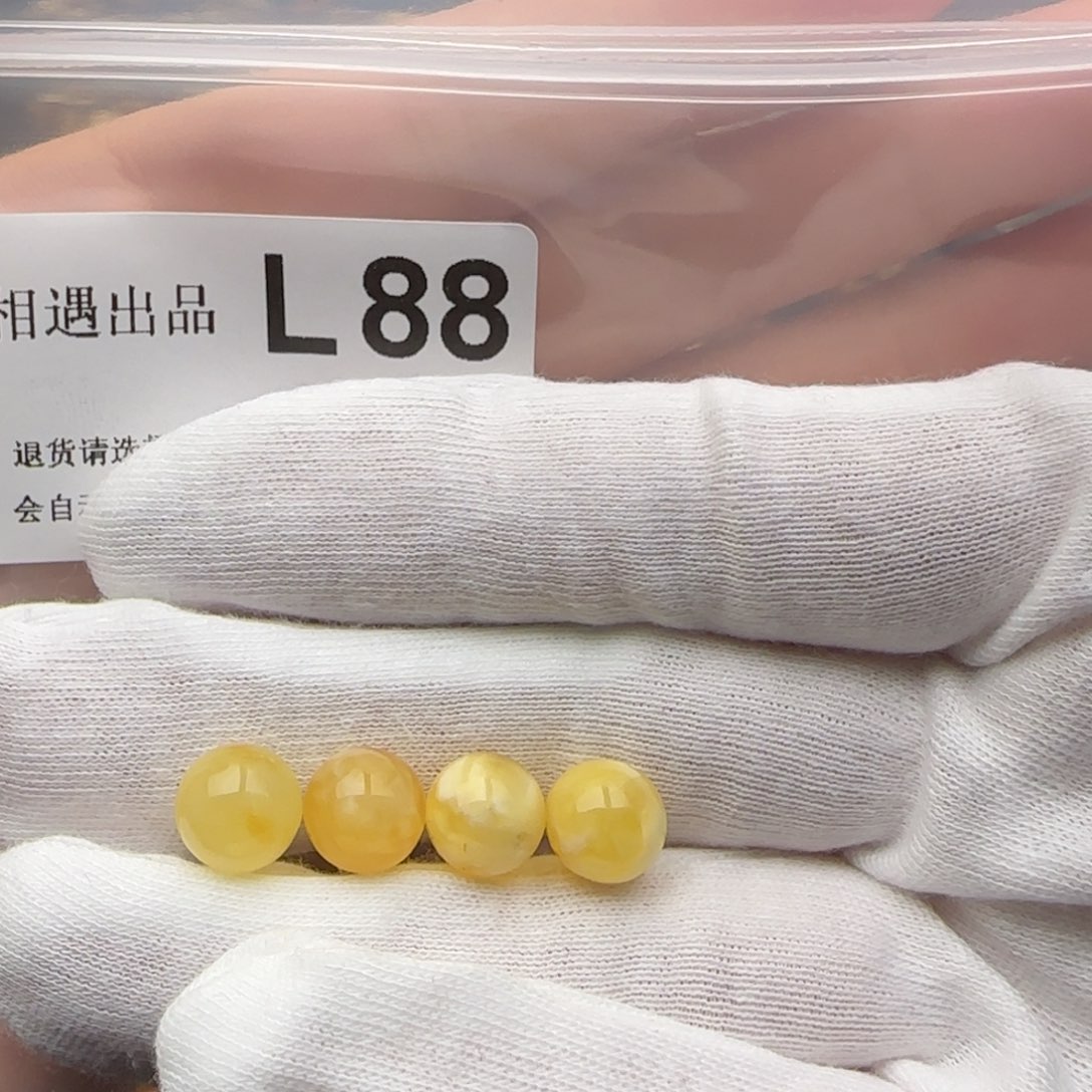 琥珀裸石未镶嵌琥珀蜜蜡