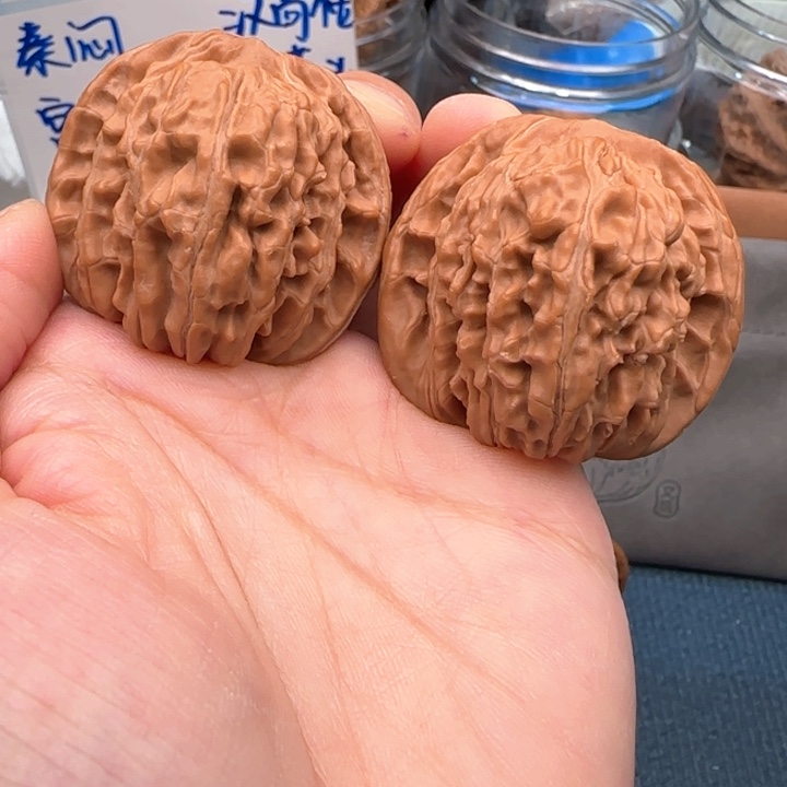 彝***族吊坠文玩核桃汉高楼38.5
