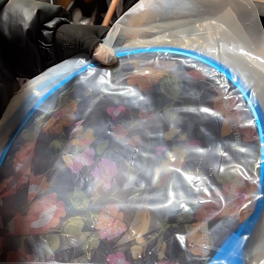 抄网头黑花35厘米一个