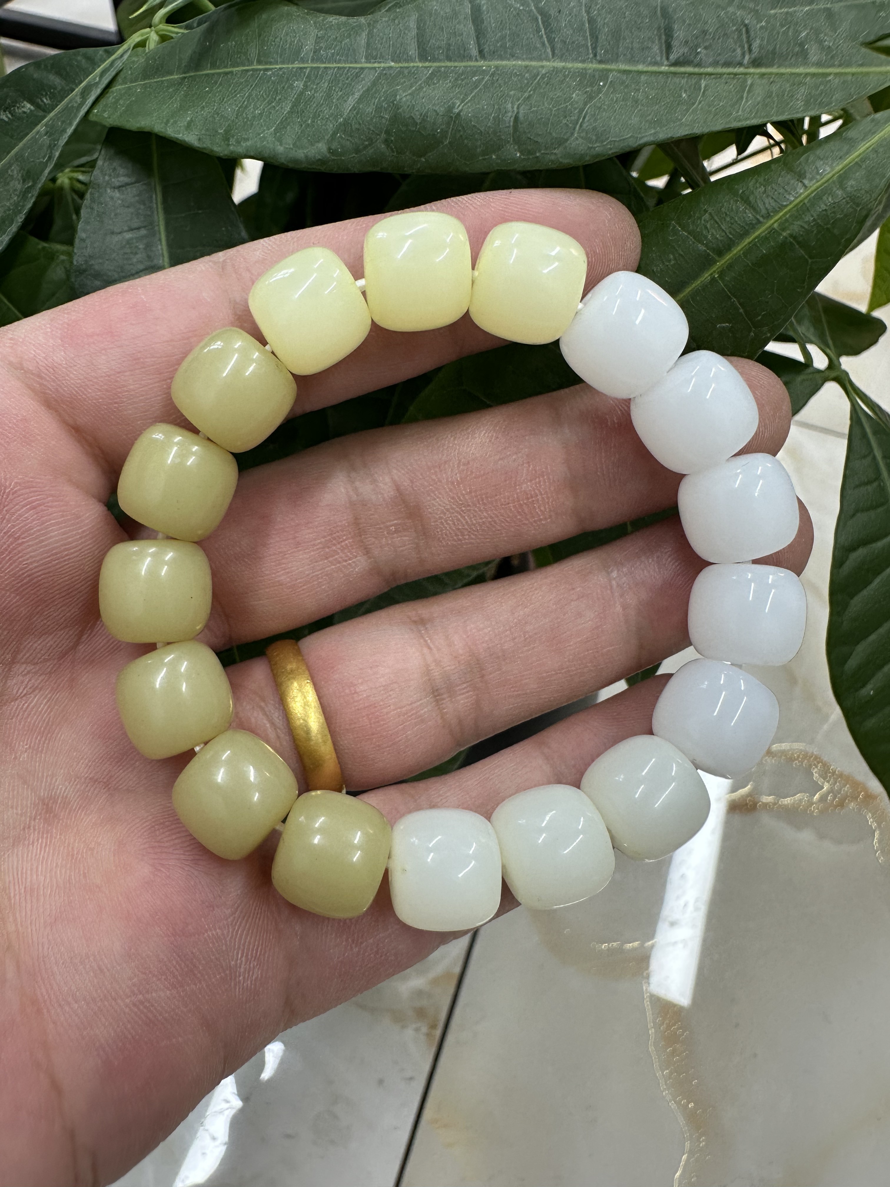 菩提单圈渐变双拼手串PT-5601无礼盒