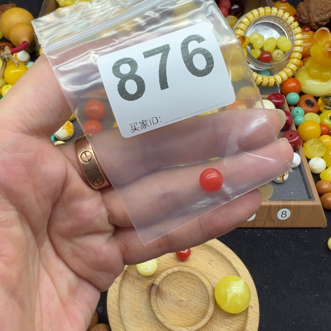 琥珀未镶嵌颈饰配饰