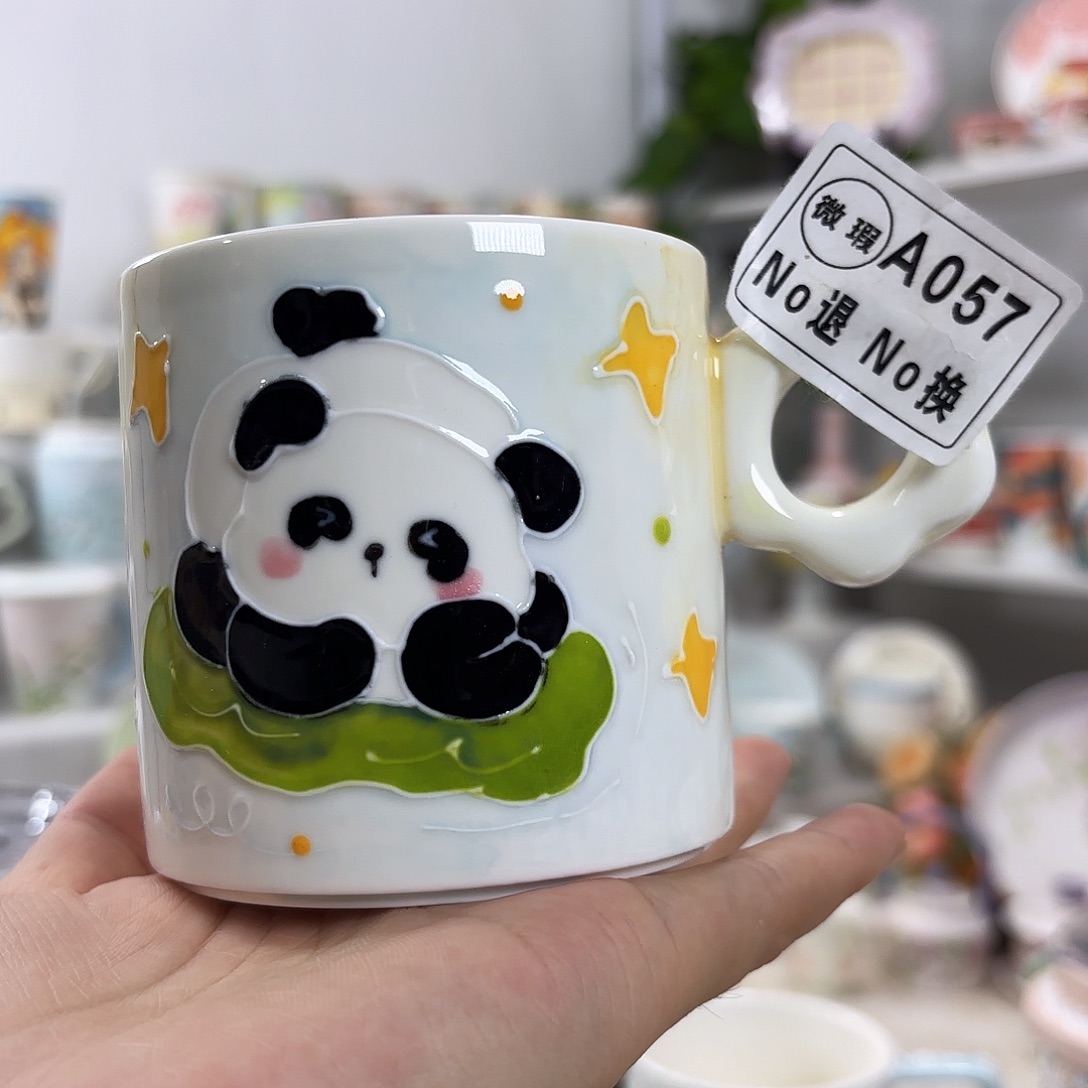 手绘高温釉下彩陶瓷