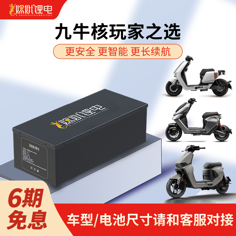 小牛极核九号52V脚踏座桶长续航锂电池家用外卖用摩托车专用