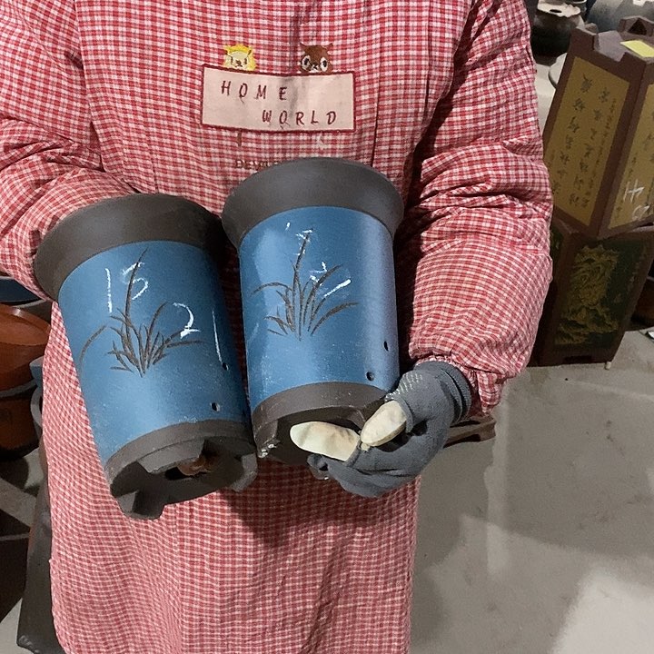 紫砂花盆紫砂花盆
