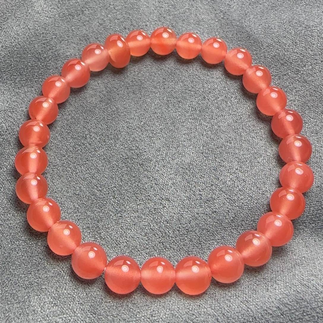 南红玛瑙未镶嵌6+冰粉单圈