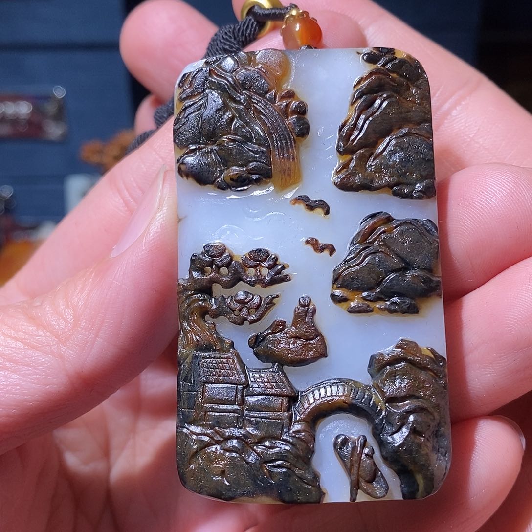 和田玉挂件未镶嵌