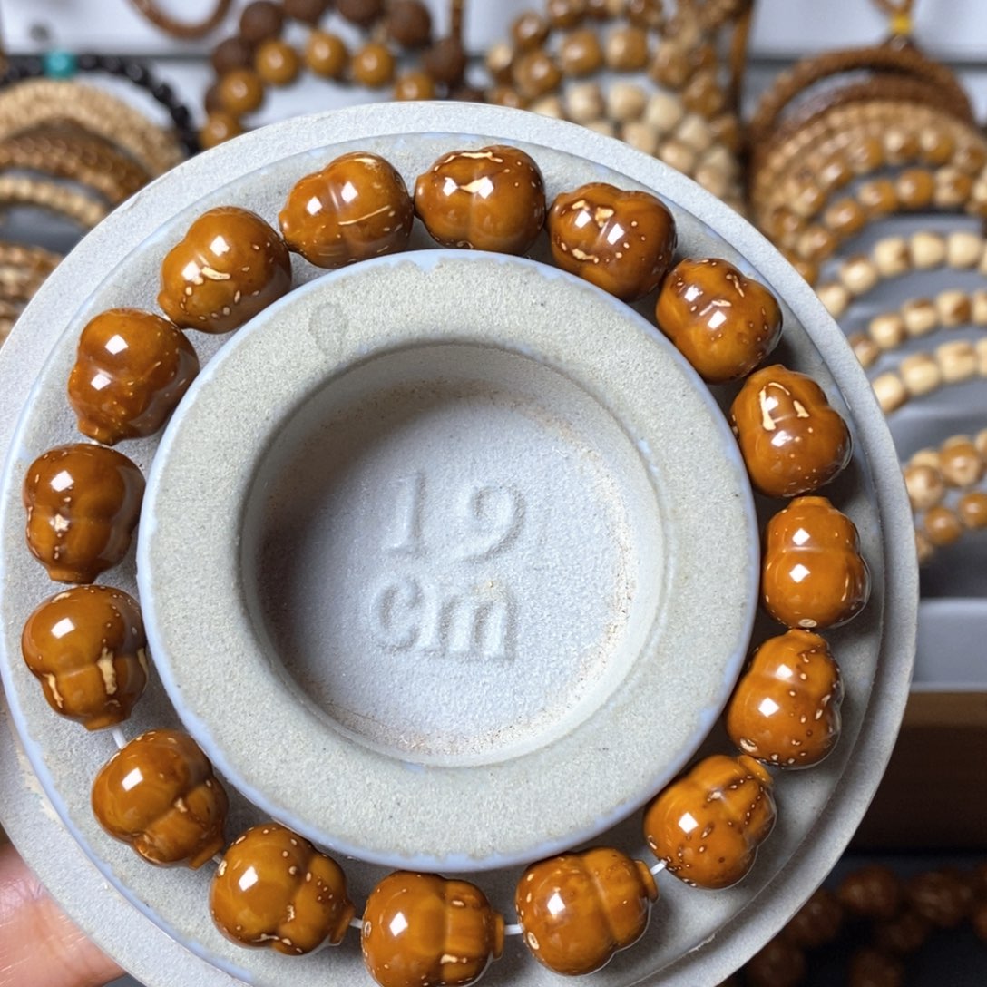 菩提手串/手链紫金鼠半实心葫芦手持11.5